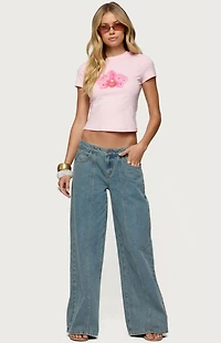 Edikted Orchid Gemstone T-Shirt