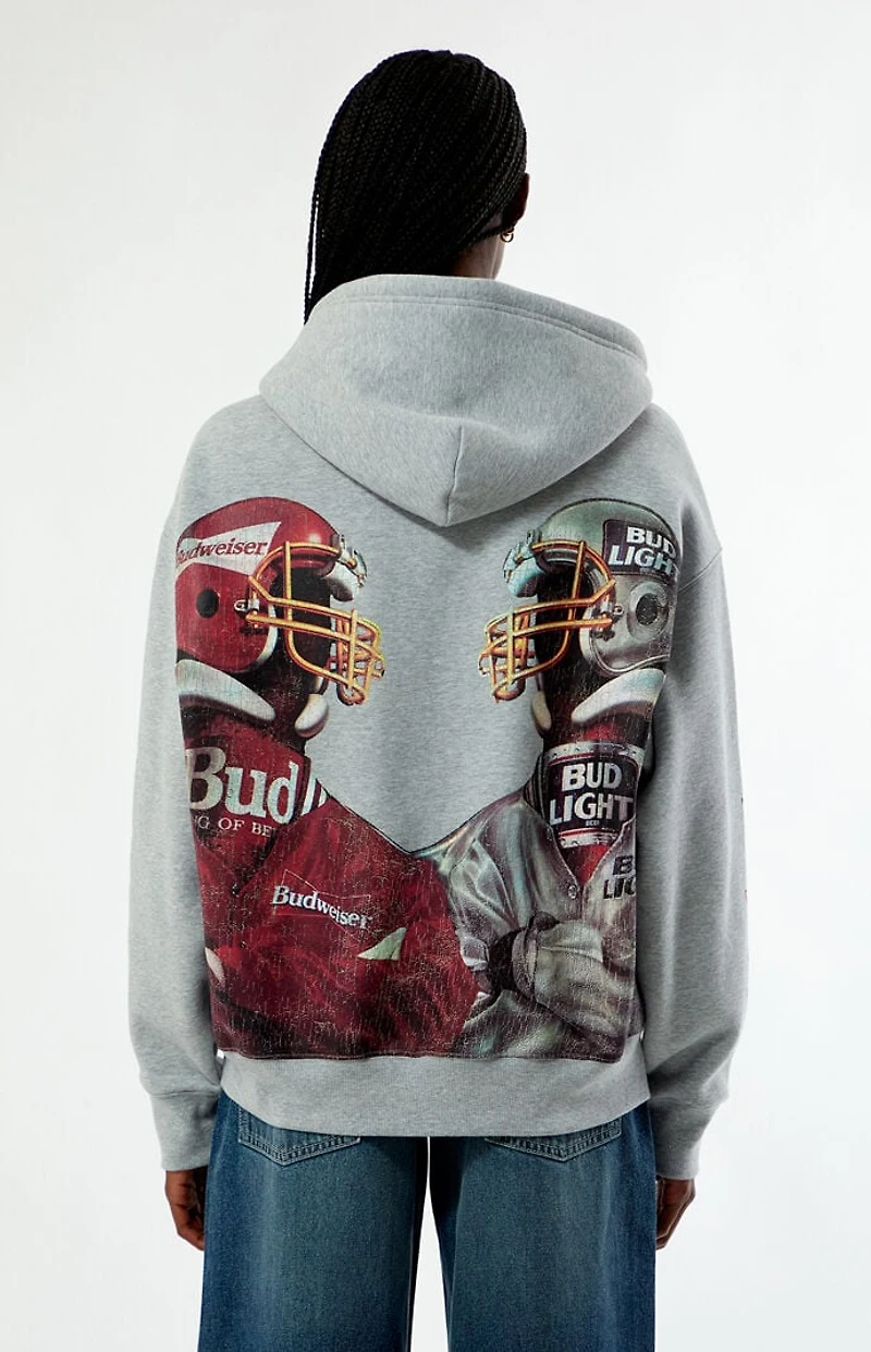 Budweiser Bud Bowl Zip Up Hoodie