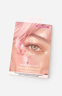 NEVER HAVE I EVER Crystal Bloom Face Stickers