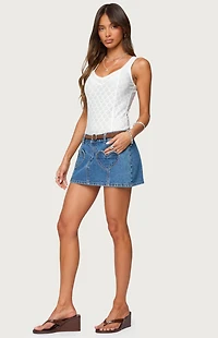 Edikted Clementina Eyelet Bodysuit