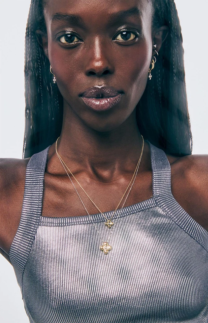 Ana Luisa Liora Pendant Flower Necklace