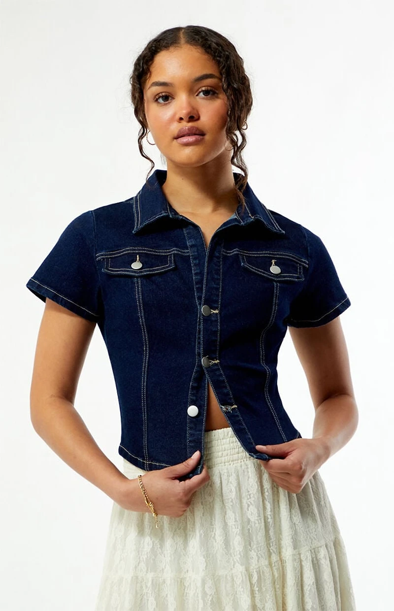 Your Favorite Denim Button Up Top