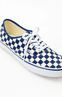 Vans Blue & White Checkerboard Authentic Shoes