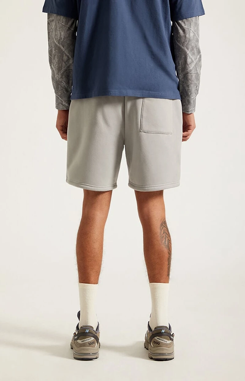Pacsun Light Gray Fleece Volley Sweat Shorts