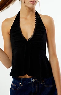 Beverly and Beck Zara Halter Top