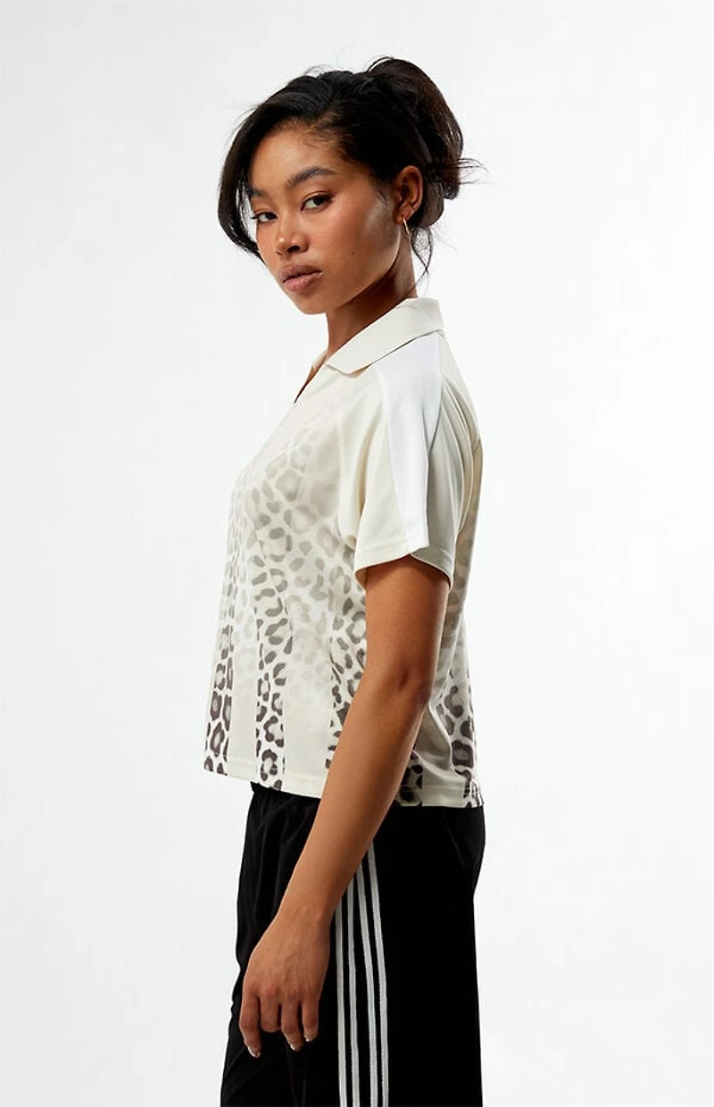 Puma T7 Leopard Luxe Cropped Football Jersey
