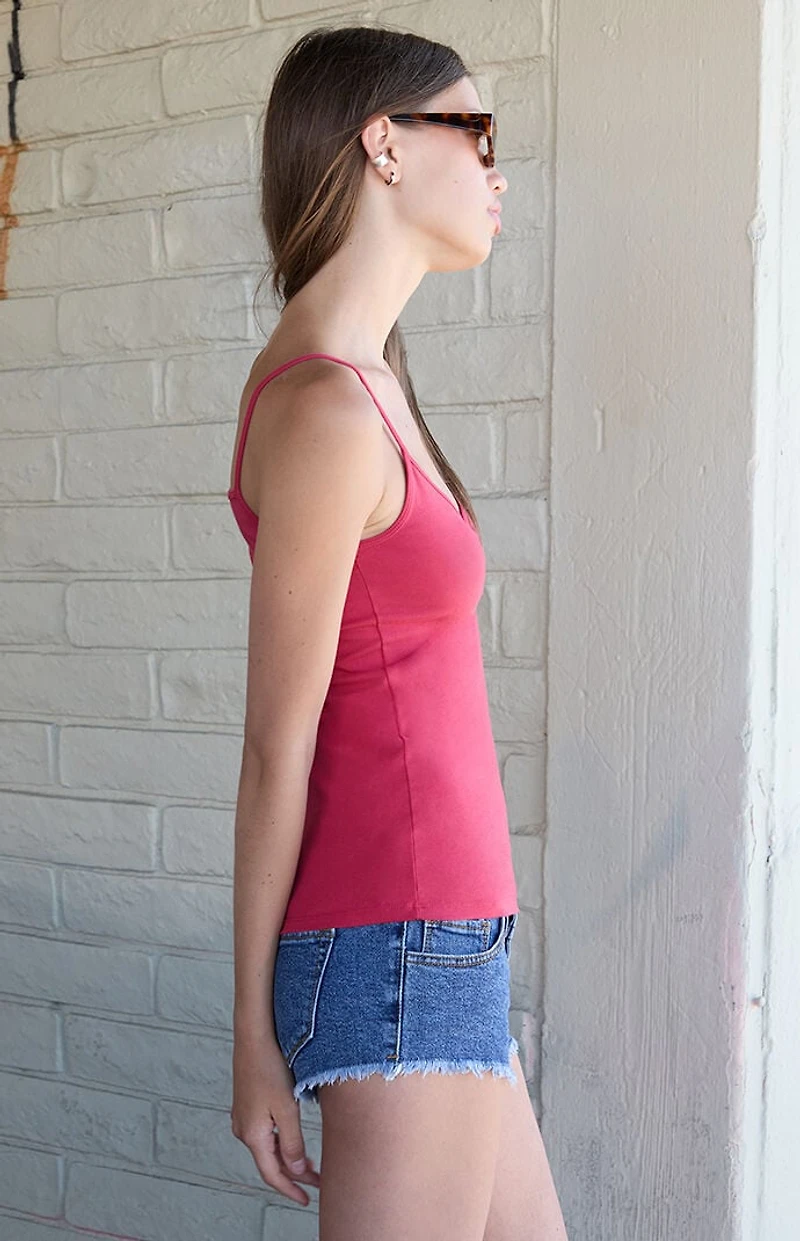 John Galt Red Archie Tank Top