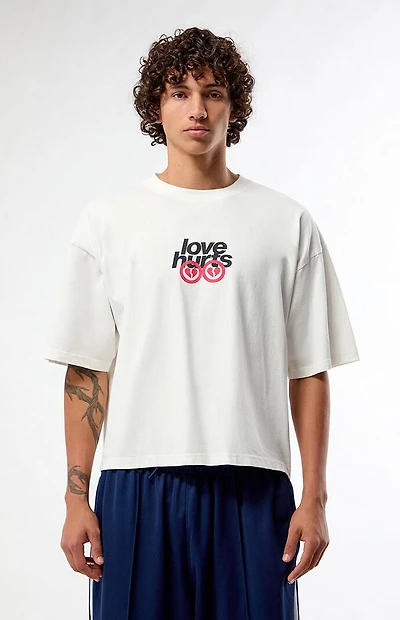 Pacsun Lonely Hearts Club Cropped Boxy T-Shirt