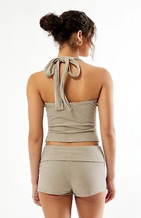 Your Favorite Striped Knit Fold-Over Shorts