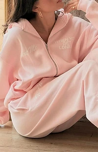 Lonely GHOST Text Me When You Get Zip Up Hoodie