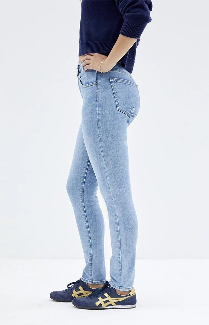 Pacsun Stretch Light Indigo Skinny Jeans