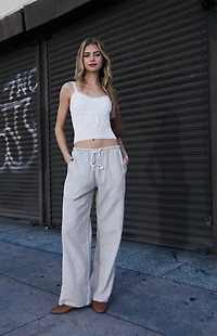 John Galt White Cassie Sweater Tank Top