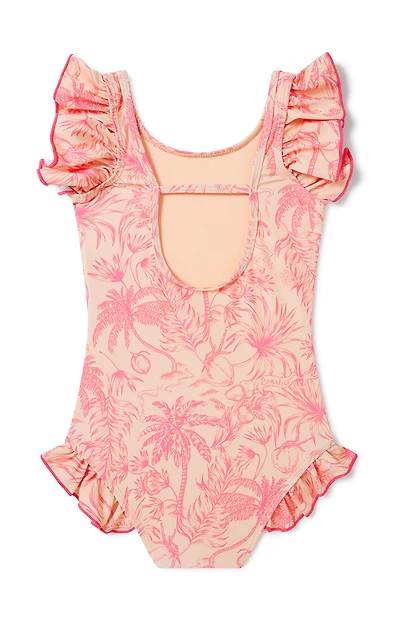 Boardies Kids Peach Please One Piece Swimsuit