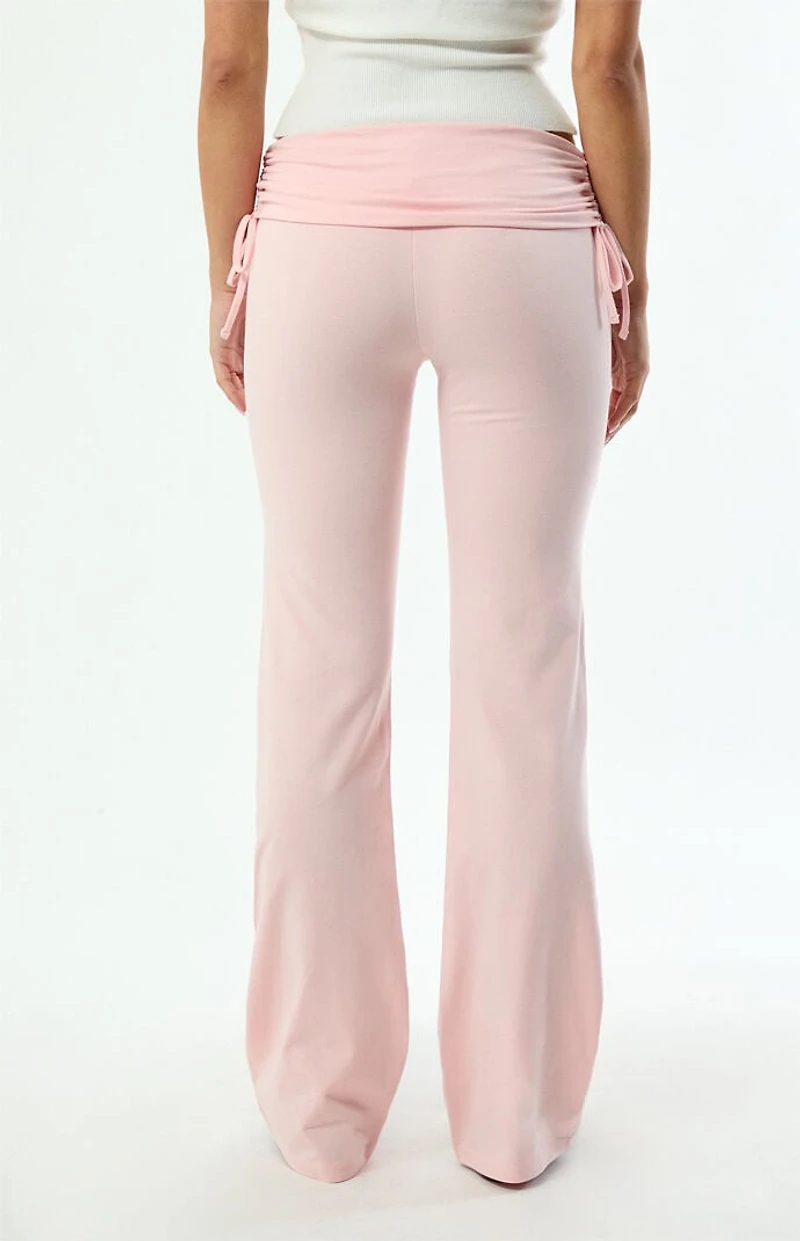 Pacsun Sutton Fold-Over Flare Pants