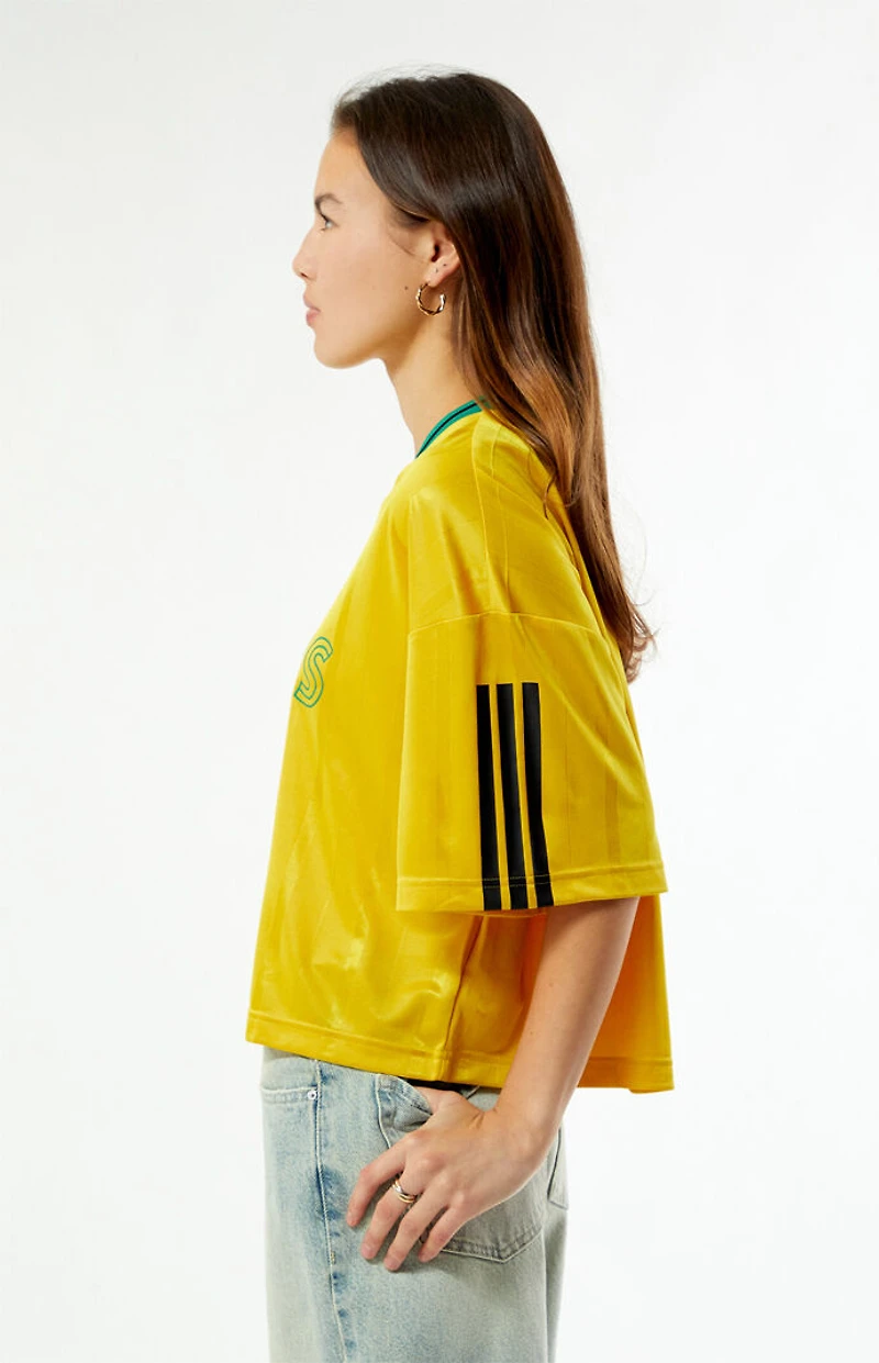 adidas Yellow House of Tiro Nations Short Sleeve Jersey