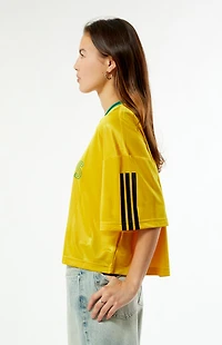 adidas Yellow House of Tiro Nations Short Sleeve Jersey