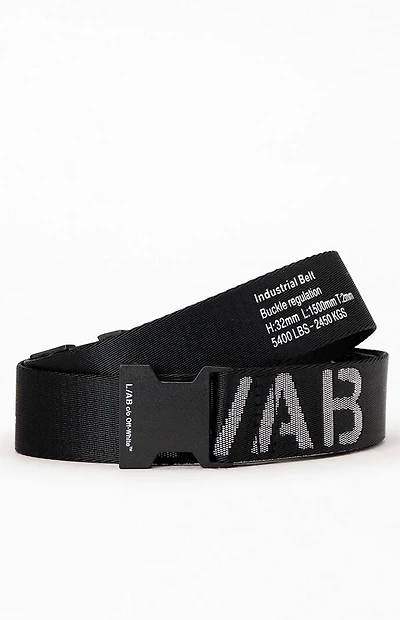 L/AB c/o Off-White Webbing Logo Belt