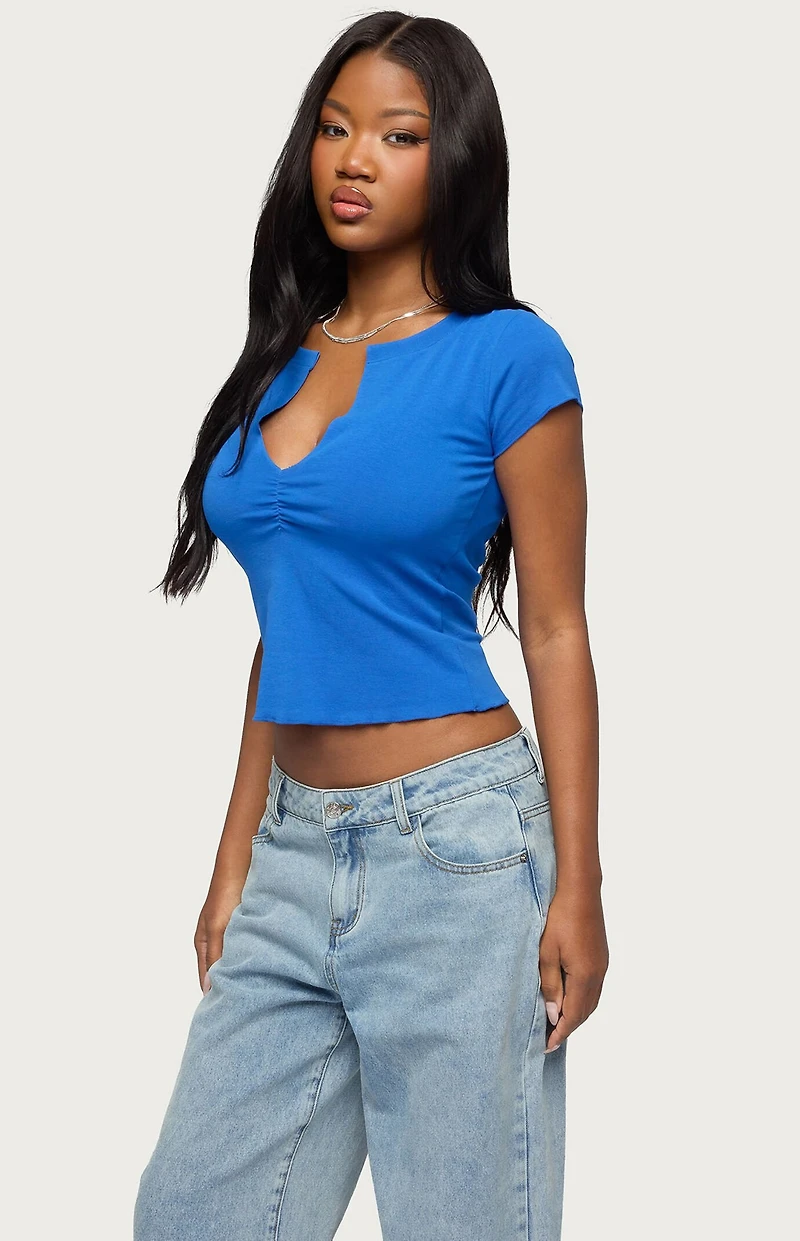 Edikted Andria V Neck Top