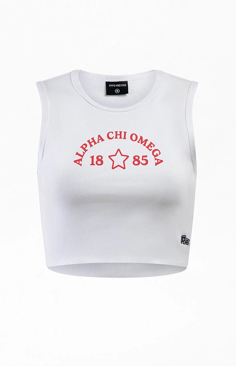 HYPE & VICE Alpha Chi Omega Tank Top