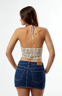 Your Favorite Ines Printed Handkerchief Top