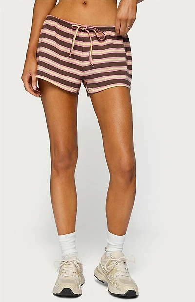 Edikted Blanchy Striped Shorts