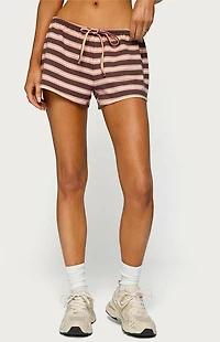 Edikted Blanchy Striped Shorts