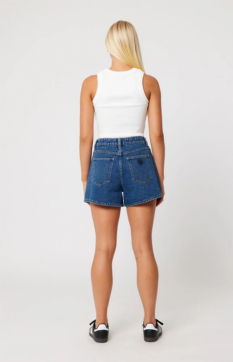 ABRAND Bella High Waisted Venice Denim Shorts