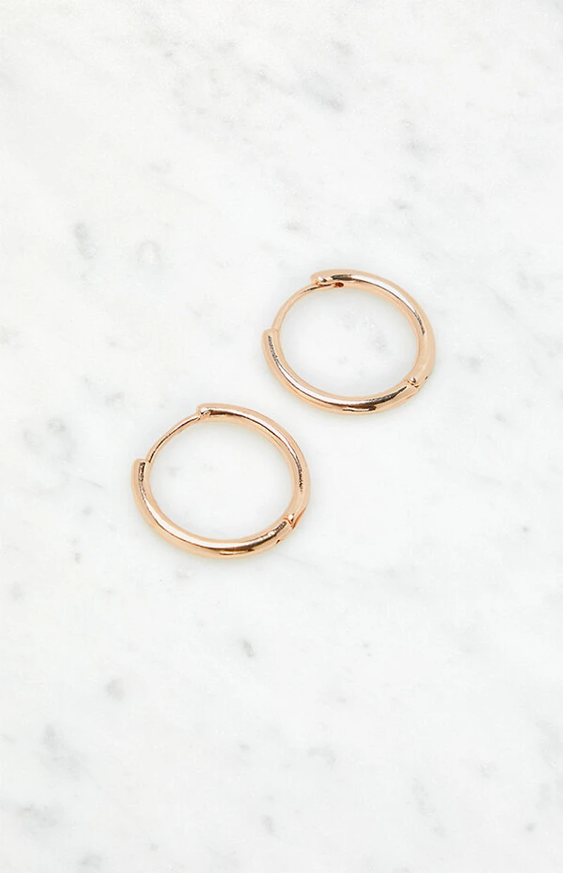 John Galt Gold Hoop Earrings