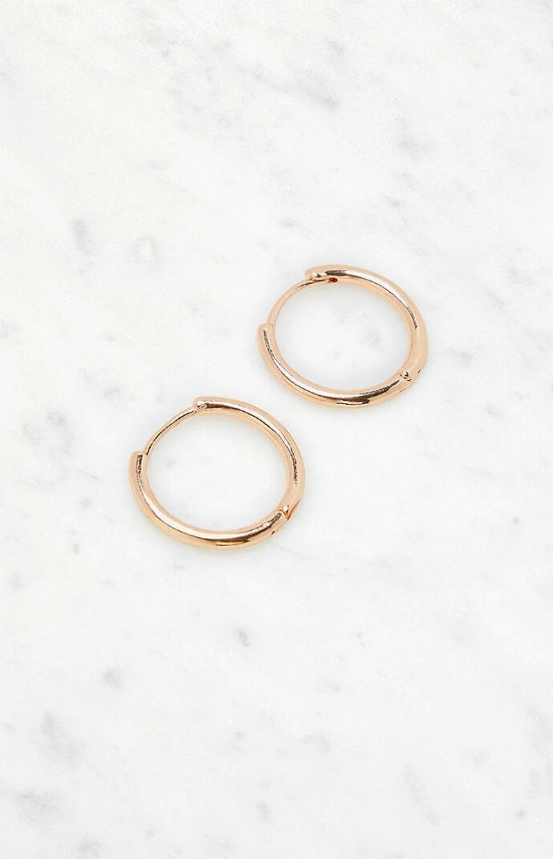 John Galt Gold Hoop Earrings