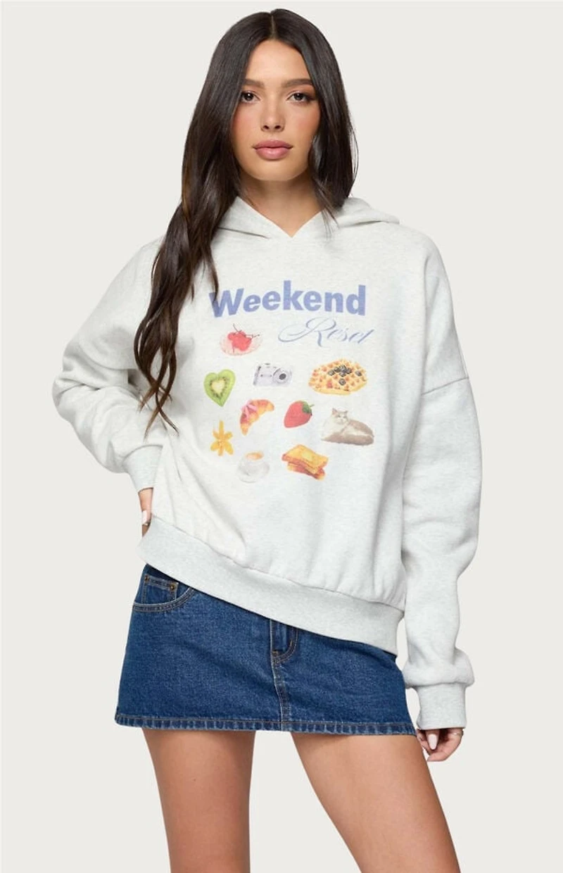 Edikted Weekend Reset Hoodie