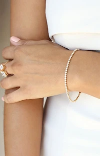 Ettika Minimalist Crystal Tennis Bracelet