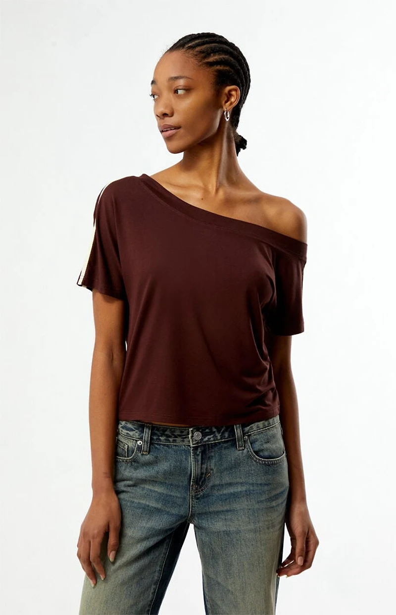 Your Favorite Jade Off-The-Shoulder Top