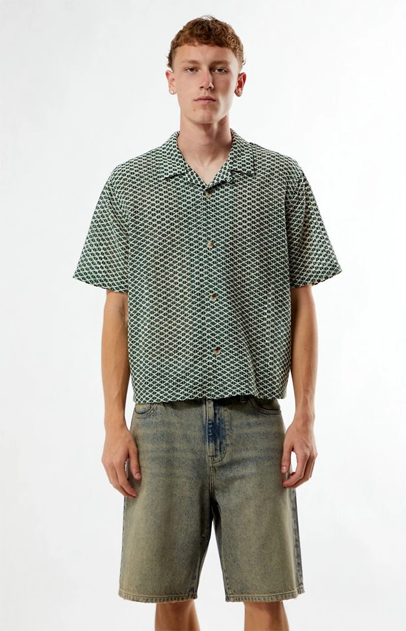 Pacsun Mateo Texture Oversized Camp Shirt