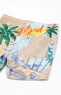 Pacsun Surf & Sand 4" Swim Trunks