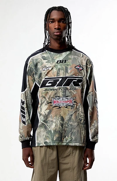 Pacsun Camo Mesh Long Sleeve Jersey