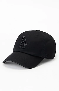 47 Brand Black LA Dodgers Clean Dad Hat