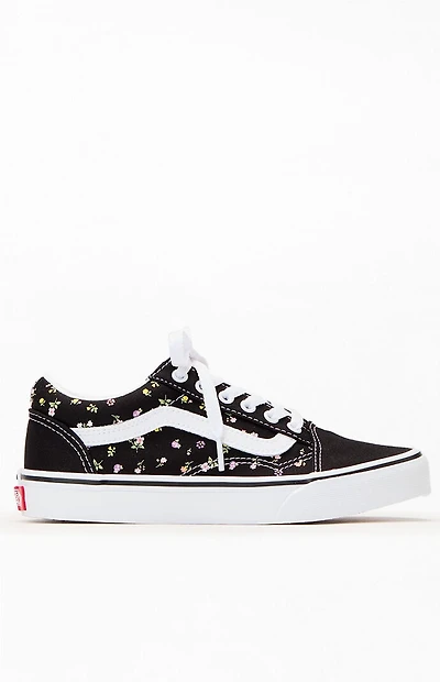 Vans Kids Canvas Floral Old Skool Shoes