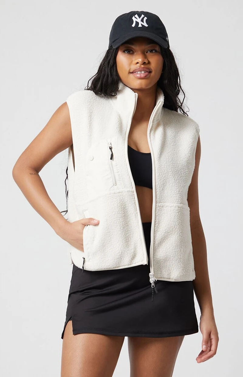 PAC 1980 Active Ski Fleece Back Track Sherpa Vest