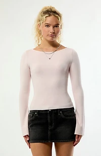 Your Favorite Sage Ribbed Long Sleeve Sweater