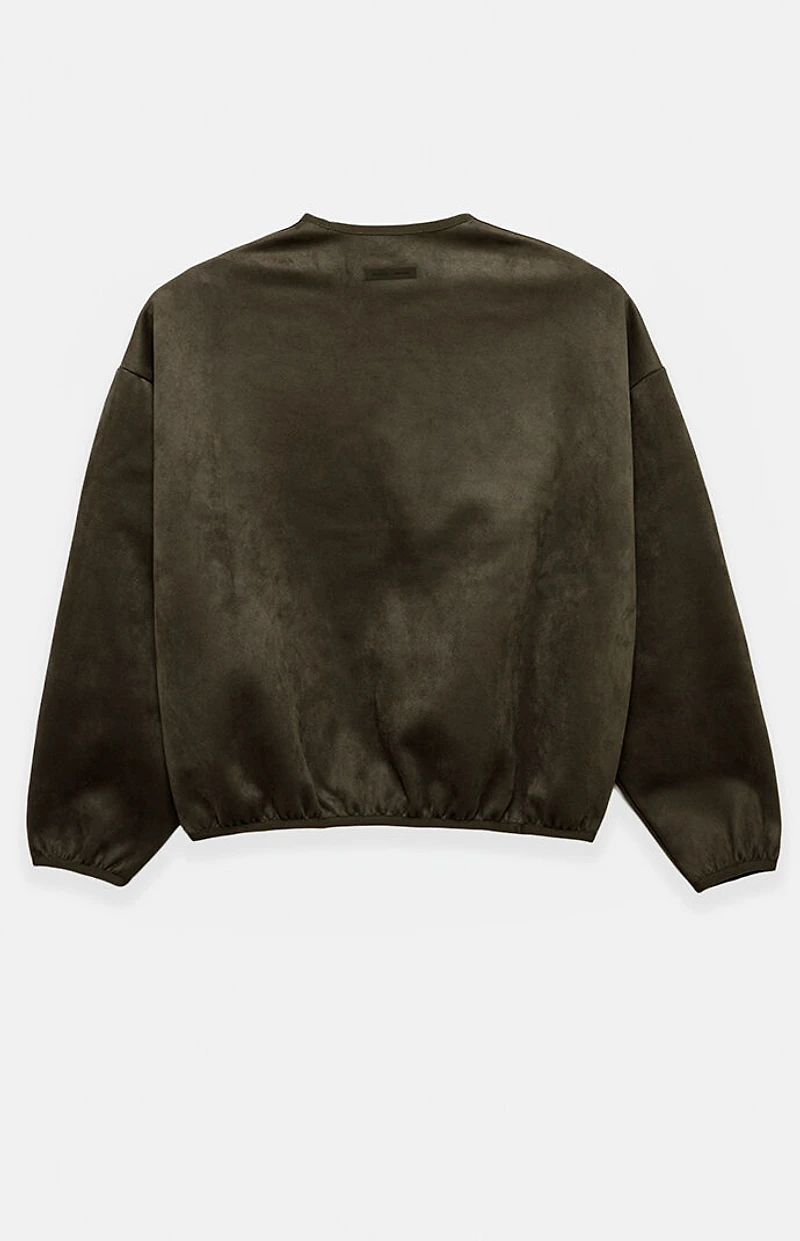 Fear of God ESSENTIALS Brown Modern Crew Neck Sweatshirt