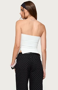 Edikted Karina Side Slit Tube Top