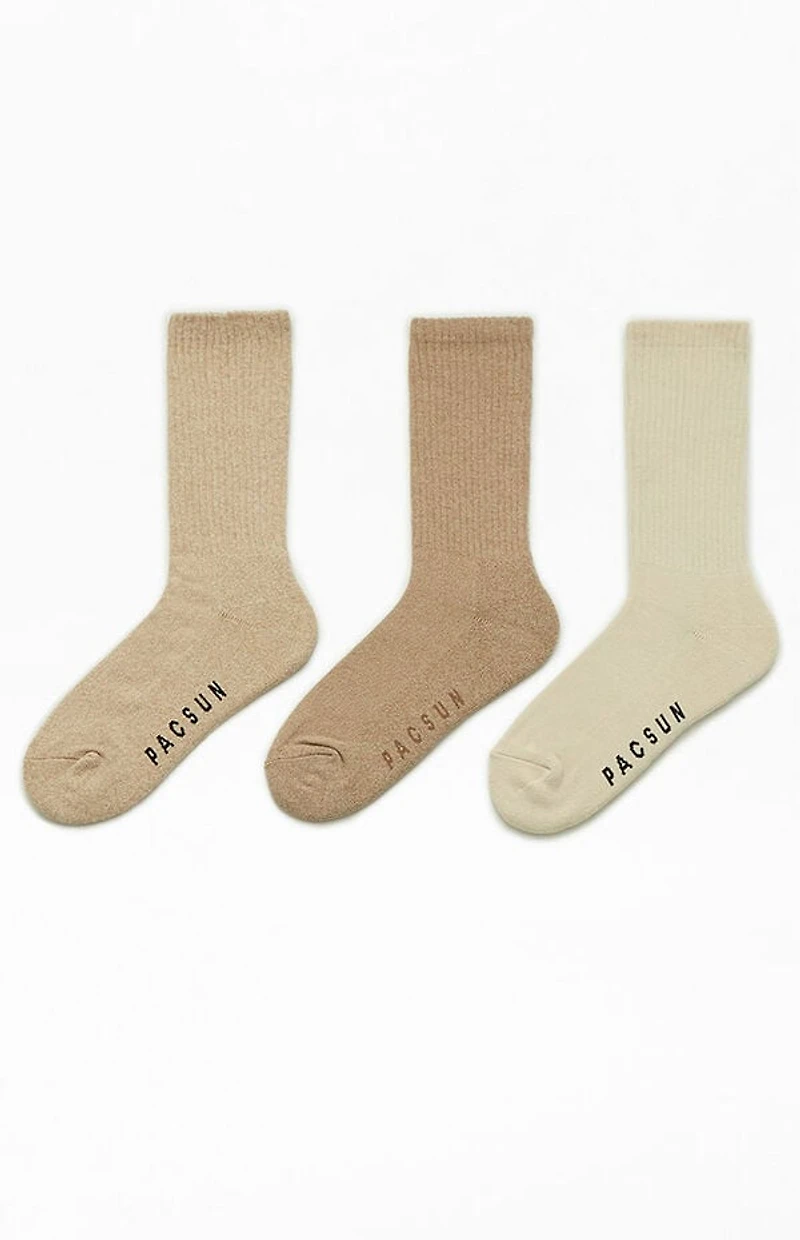 Pacsun 3 Pack Basic Crew Socks