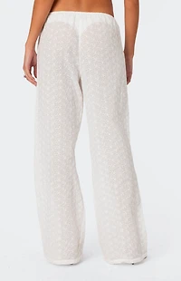 Edikted Miracle Cotton Lace Pants