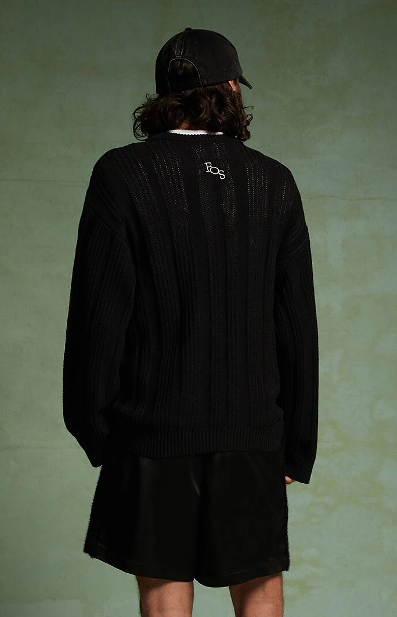 FIELD OF STUDY by Pacsun Tonal Stripe Long Sleeve Sweater