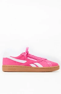 Reebok Women's Pink Club C Grounds UK Sneakers