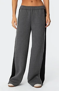 Edikted Contrast Panel Sweatpants