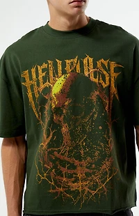 Pacsun Hellpulse Cropped Boxy T-Shirt