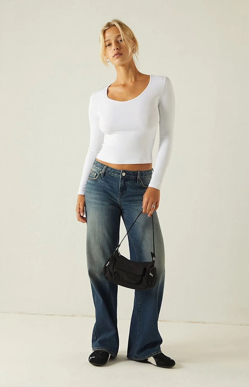 Your Favorite Demi Scoop Neck Long Sleeve Top