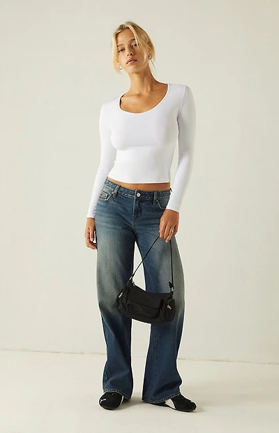 Your Favorite Demi Scoop Neck Long Sleeve Top