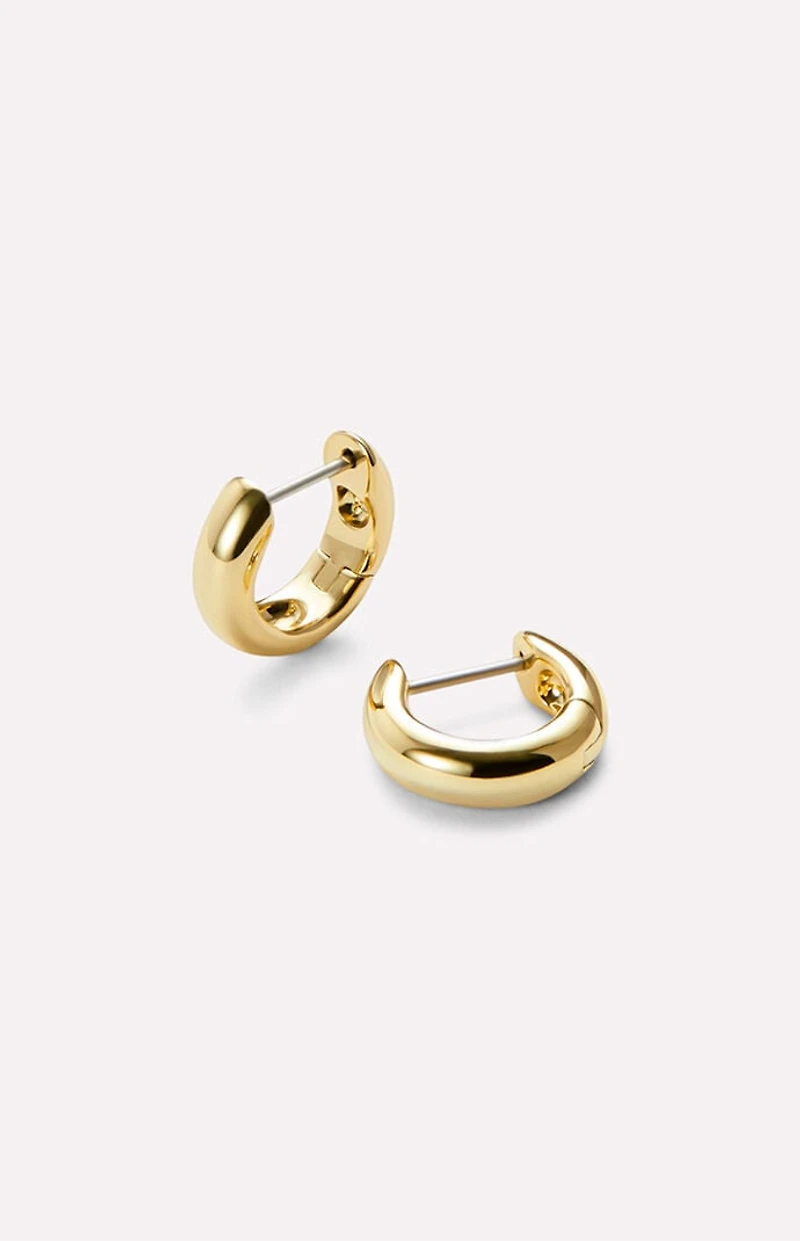 Ana Luisa Giulia Bold Huggie Hoop Earrings